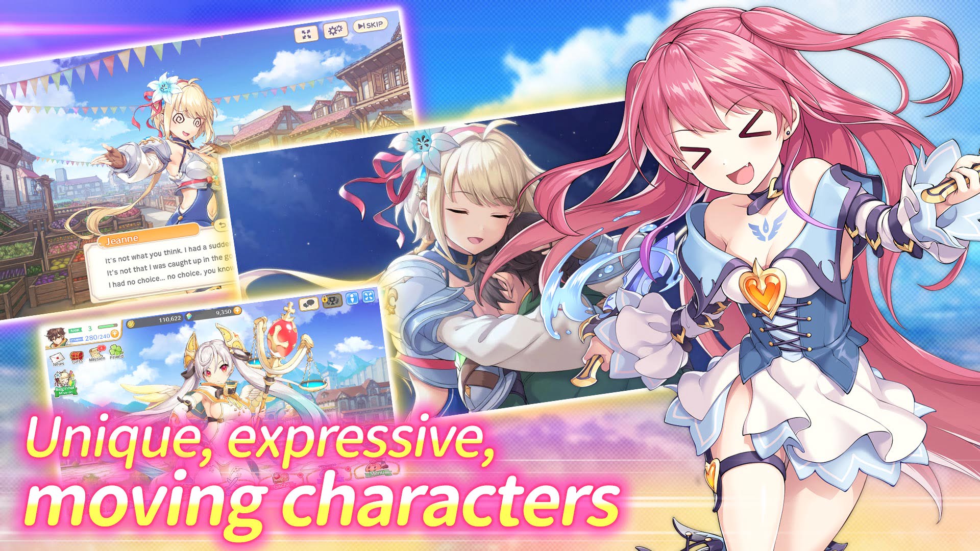 Connecting our cute princesses together to fight EVIL!