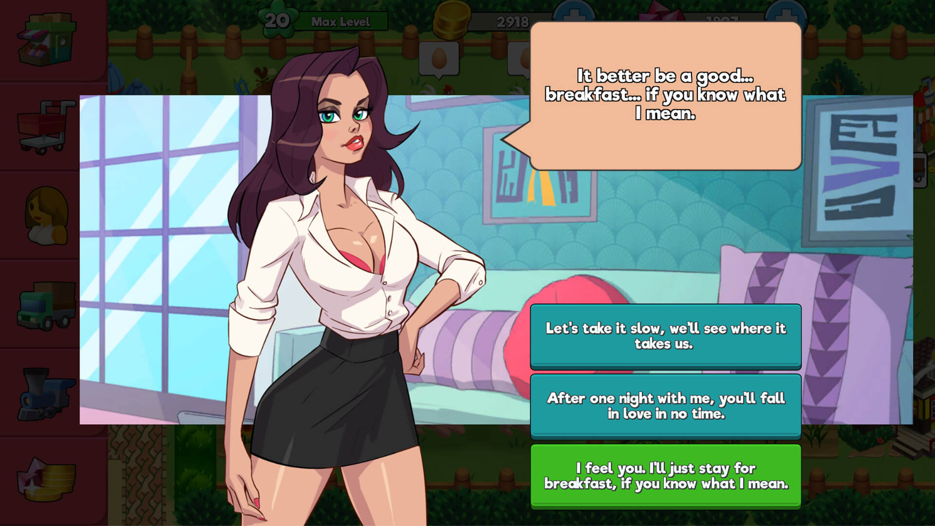Beach Cartoon Sex Game - Booty Farm - Dating Sim Sex Game | Nutaku