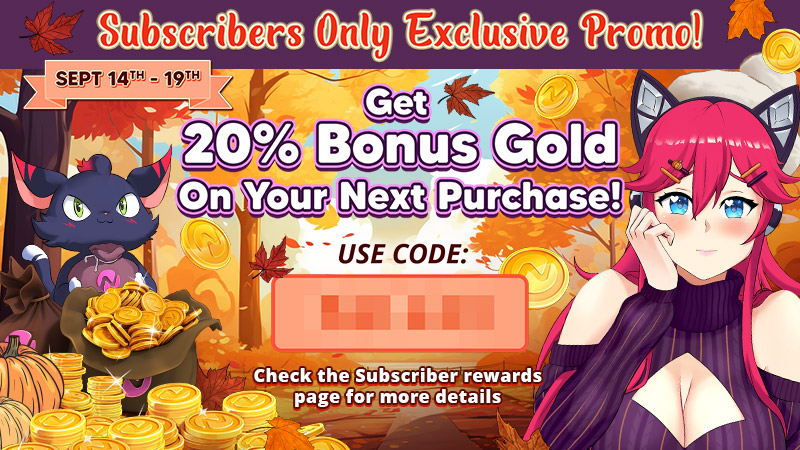 Image showing the subscription reward code