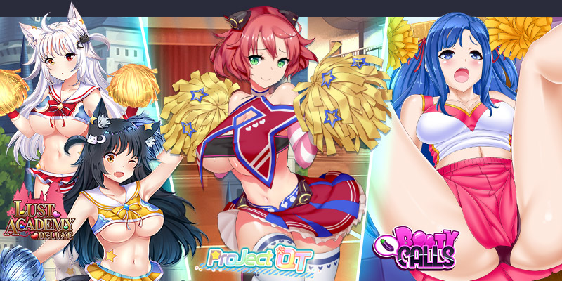 Image showing waifus in classic and sexy cheerleader outfits