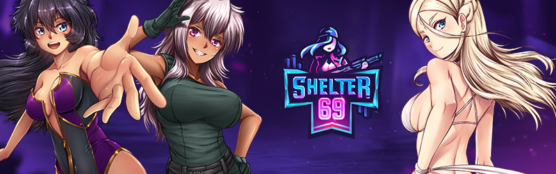 Shelter 69 banner with characters
