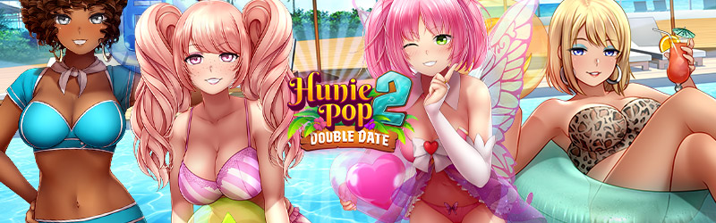 Picture showing characters in Huniepop 2