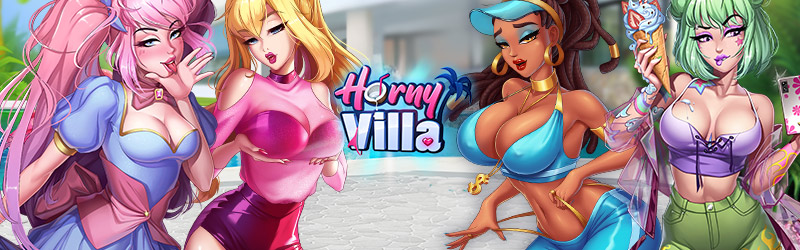 Horny Villa のさまざまなワイフを示す画像