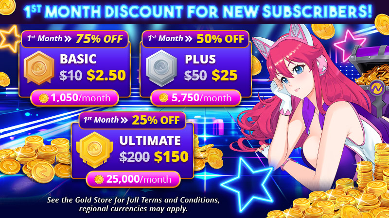 Image showing the Golden Week Subscription promotion with Nutaku-tan