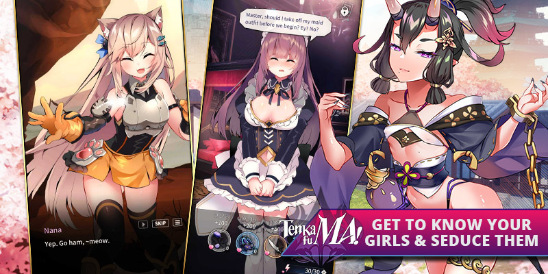 Image showing the visual novel aspect of the game