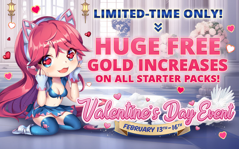 Image showing the starter pack promotion during the valentine's day event