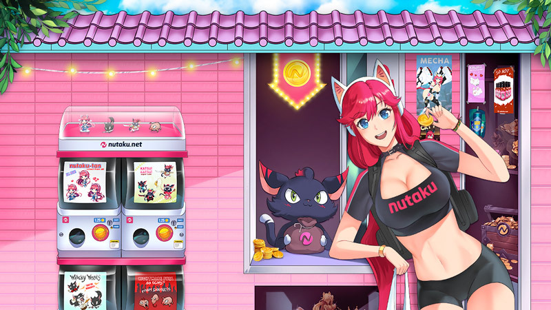 Nutaku-tan visite un magasin de marchandises précieuses