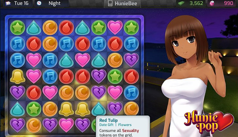 Jeu de puzzle HuniePop