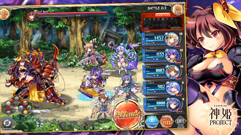 Gameplay von Kamihime