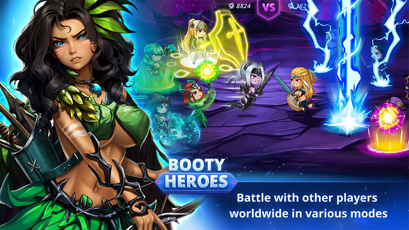 Image of Booty heroes showing girls fighting