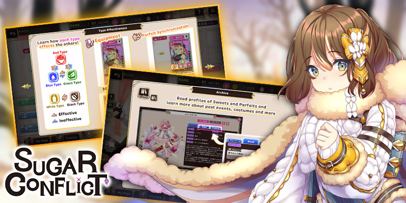 Image showing some of the battle system in Sugar Conflict