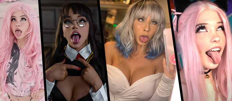 Egirls compilación haciendo ahegao