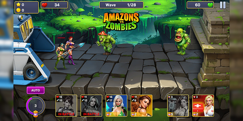 Image of the Amazon VS Zombies gameplay