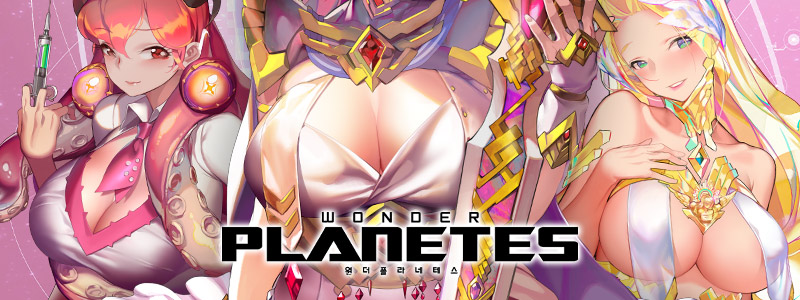 Personajes de tetas grandes de Wonder Planetes