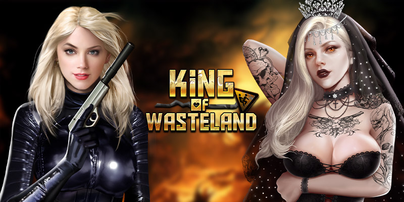 King of Wasteland Banner with characters