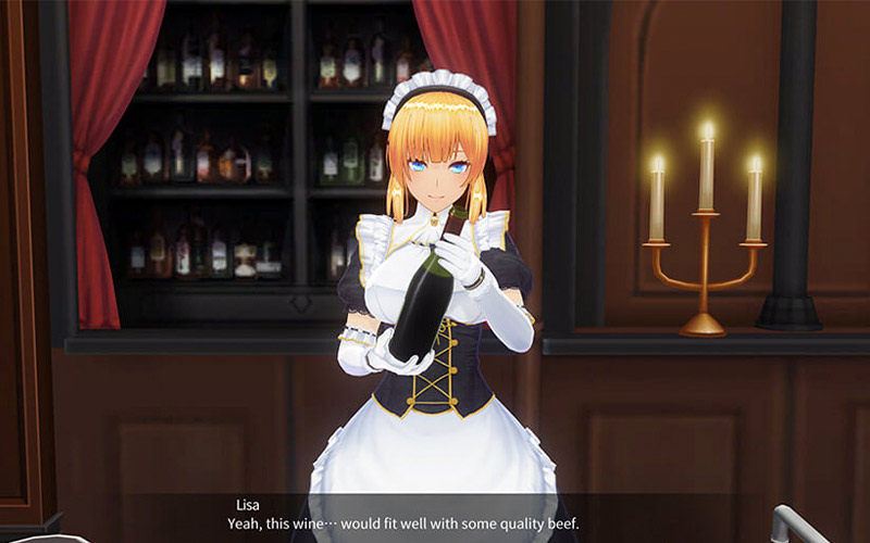 Lisa aus dem Spiel Custom Order Maid 3D2