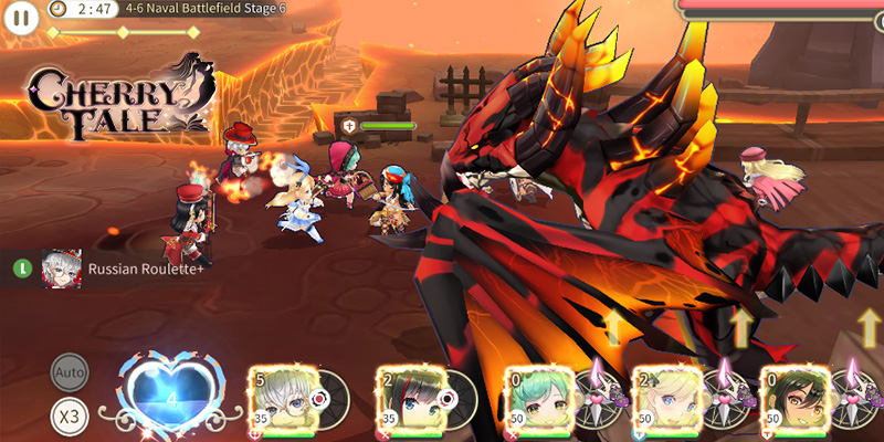 Image showing the combat system of Cherry Tale a