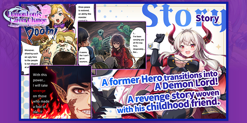 Image showing some of the frames part of Demon Lord’s Career Change X