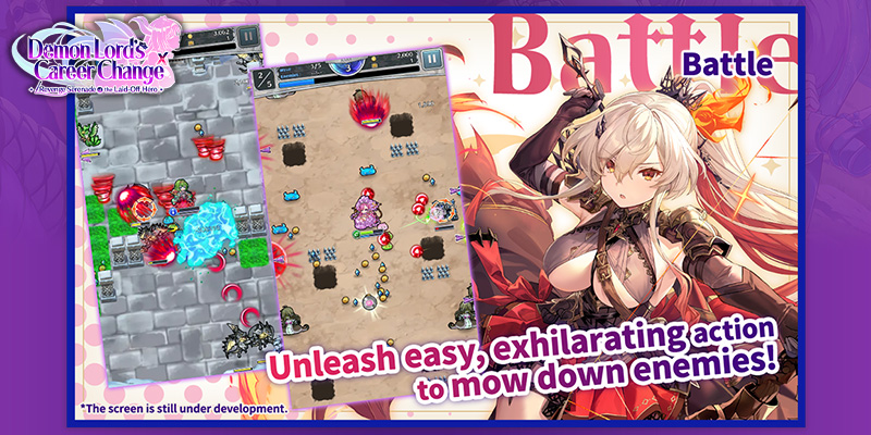 Image showing the fun combat system of Demon Lord’s Career Change X