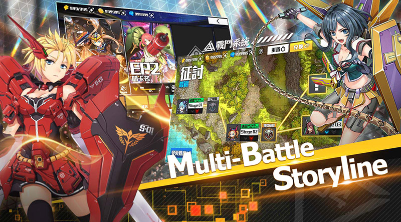 Ps Girls Deluxe multi-battle storyline system