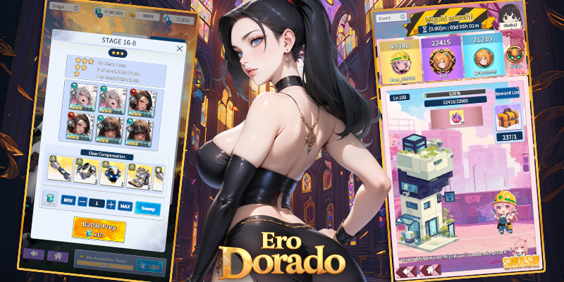 Image showing the gameplay of Ero Dorado and the beautiful ladies