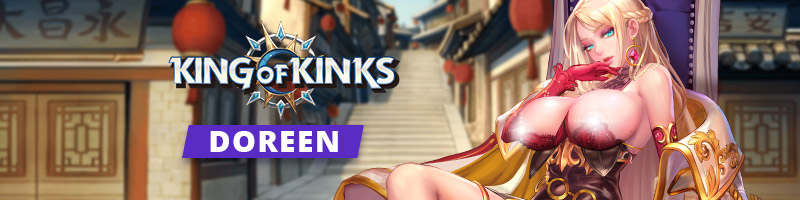 Doreen from the hentai game King of Kinks