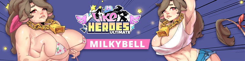 Milkybell from the hentai game Like Heroes: Ultimate