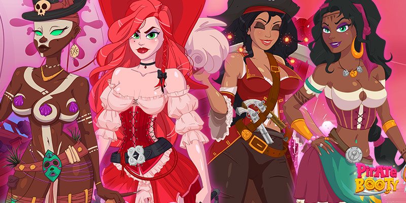 Image showing the beautifully draw characters from Pirate Booty