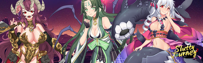 Image showing monster waifus from the game Slutty Journey