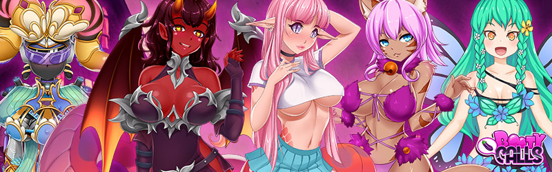 Image showing various Monster Girls booty in the game Booty Calls